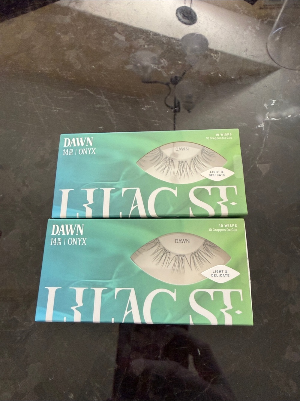 Onyx False Eyelashes - Teal/Green Packaging